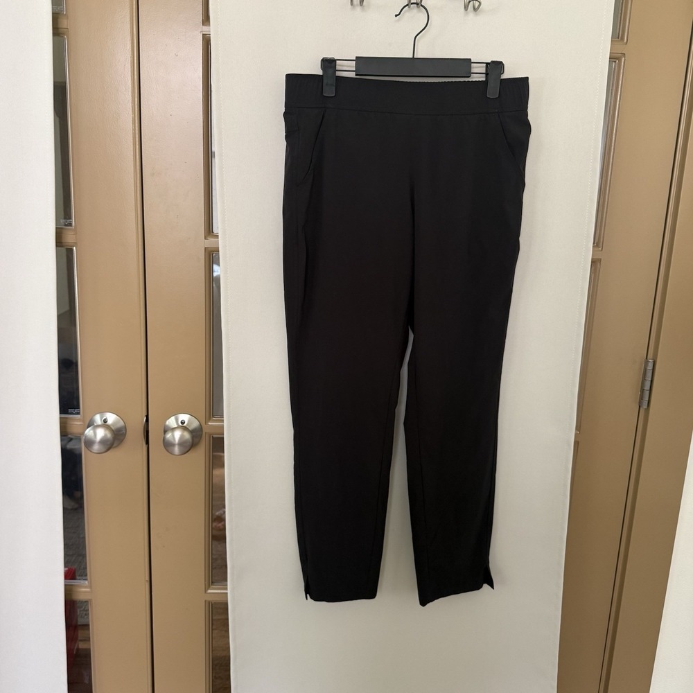 Eddie Bauer Womens Medium Black Straight Leg Casual Pants Bottoms Outdoors